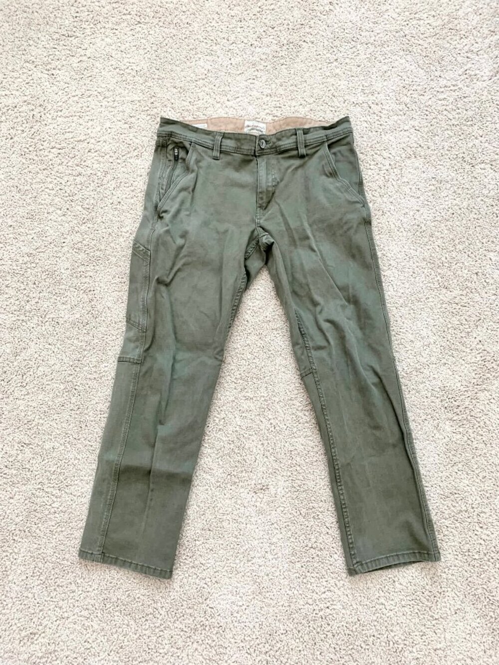 Weatherproof Green Vintage Straight Fit Chino Pants W34 x L30 34x30